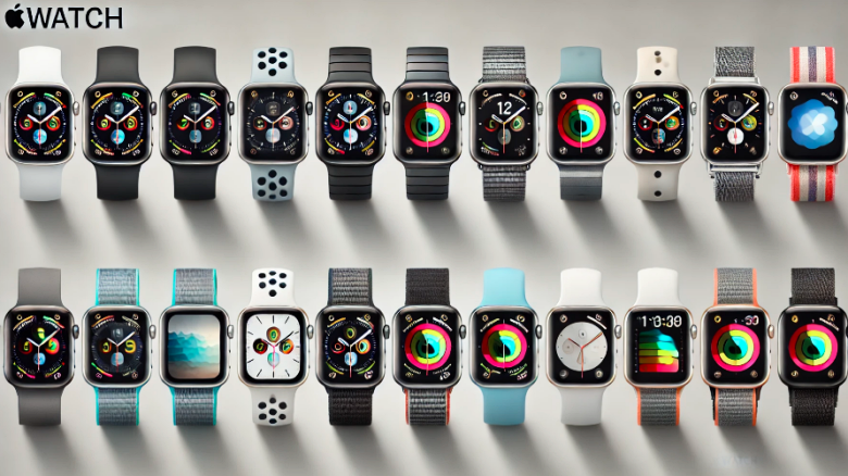 Apple Watchで選べる文字盤デザインの種類