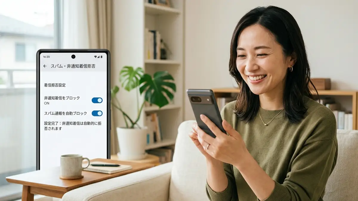 グーグル ピクセル 非通知 拒否設定で快適に電話を管理