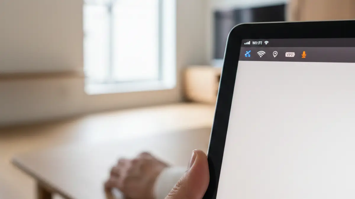 iPad右上マーク一覧よく出るアイコンの意味と確認方法