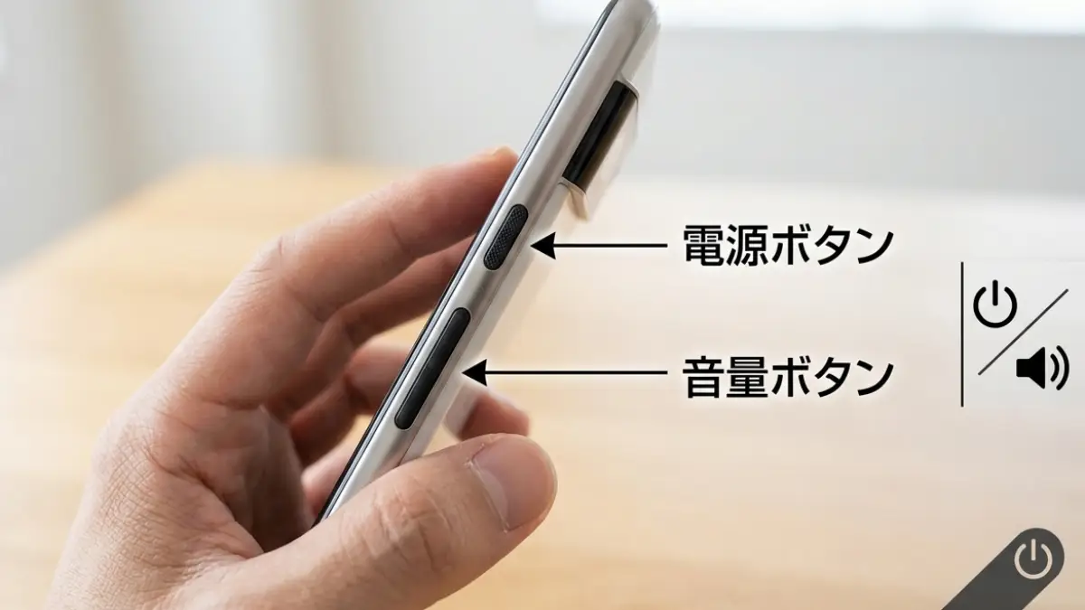 Google Pixel 電源ボタン 位置 操作方法