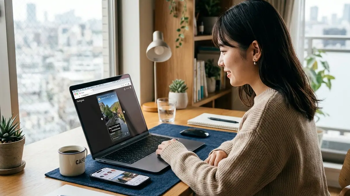 StorySaverでインスタストーリー閲覧 StorySaverでインスタストーリーを閲覧する日本人ユーザー