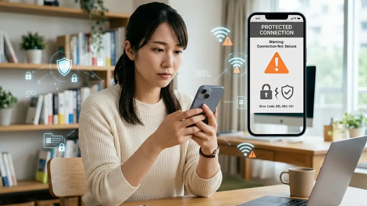 サーバーとセキュリティ保護iPhoneでのエラー対策と設定方法