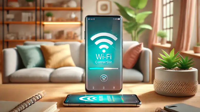 Wireless data transfer between old and new AQUOS smartphones without a cable