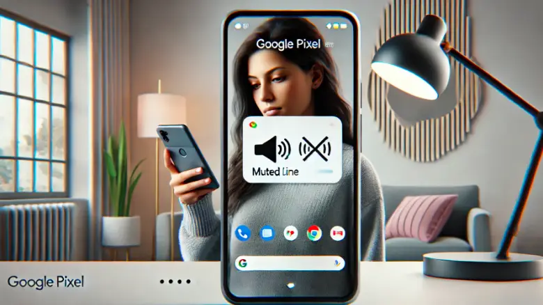 Google PixelでLINEの通知音が鳴らない問題を示すイラスト