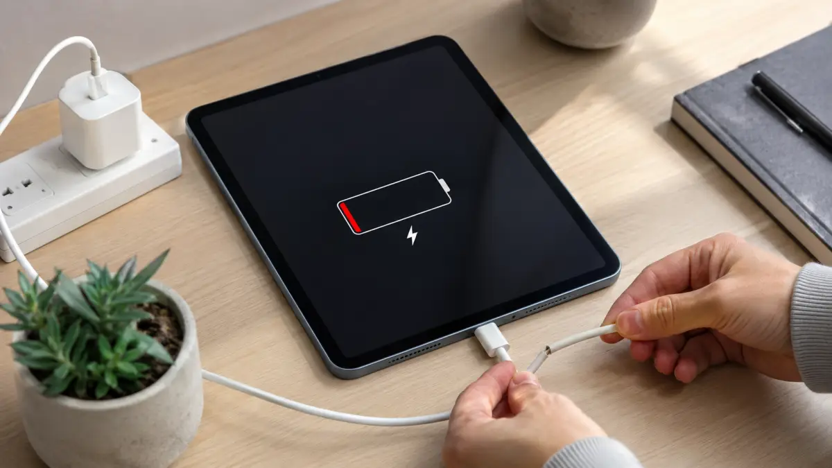 iPadの充電が進まない原因は？充電マークが出ても増えないときの対処法