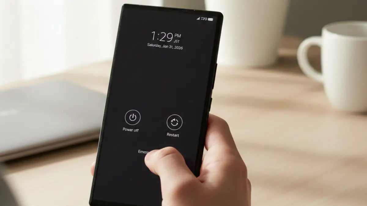 エクスペリア 1 VI 再起動方法｜電源オフ・強制再起動の手順と注意点