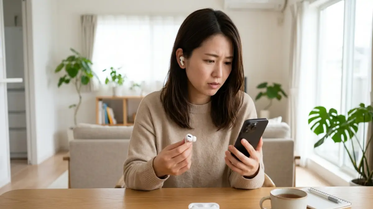 AirPods Pro 片方認識しない場合の充電・接続確認方法