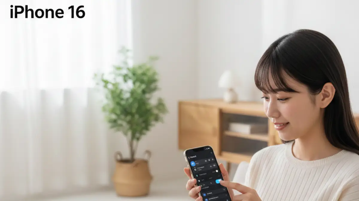 iPhone16 コントロールセンターの設定とショートカット活用術