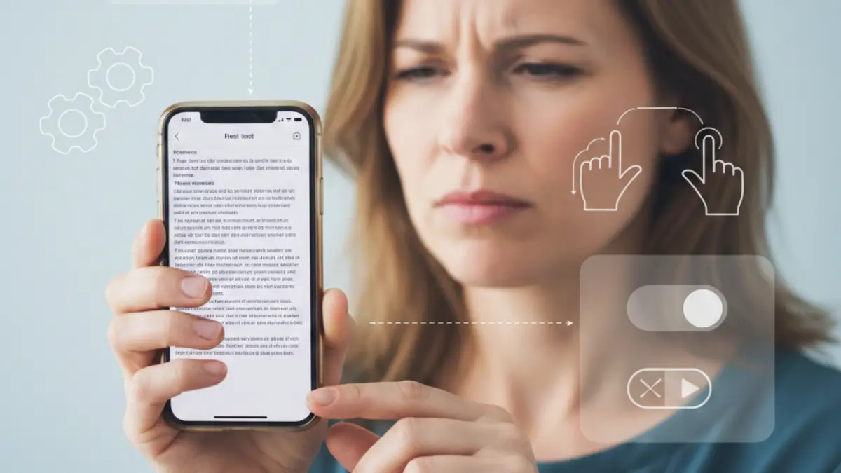 iPhone 長押し虫眼鏡が出ない時の原因確認と解決手順