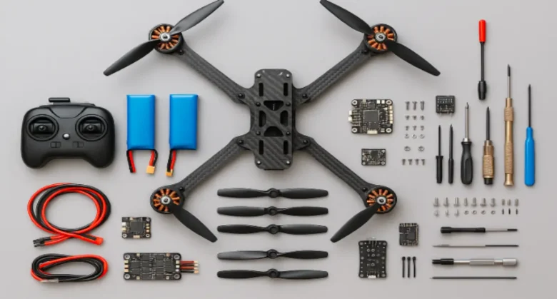 ドローン自作に使うパーツや開発ボードの写真(Arduinoとラズパイ)