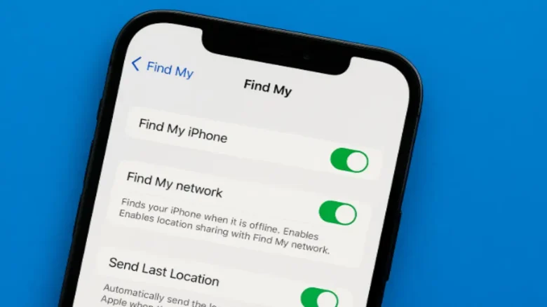 iPhoneを探すオフにできない時の設定画面のイメージ