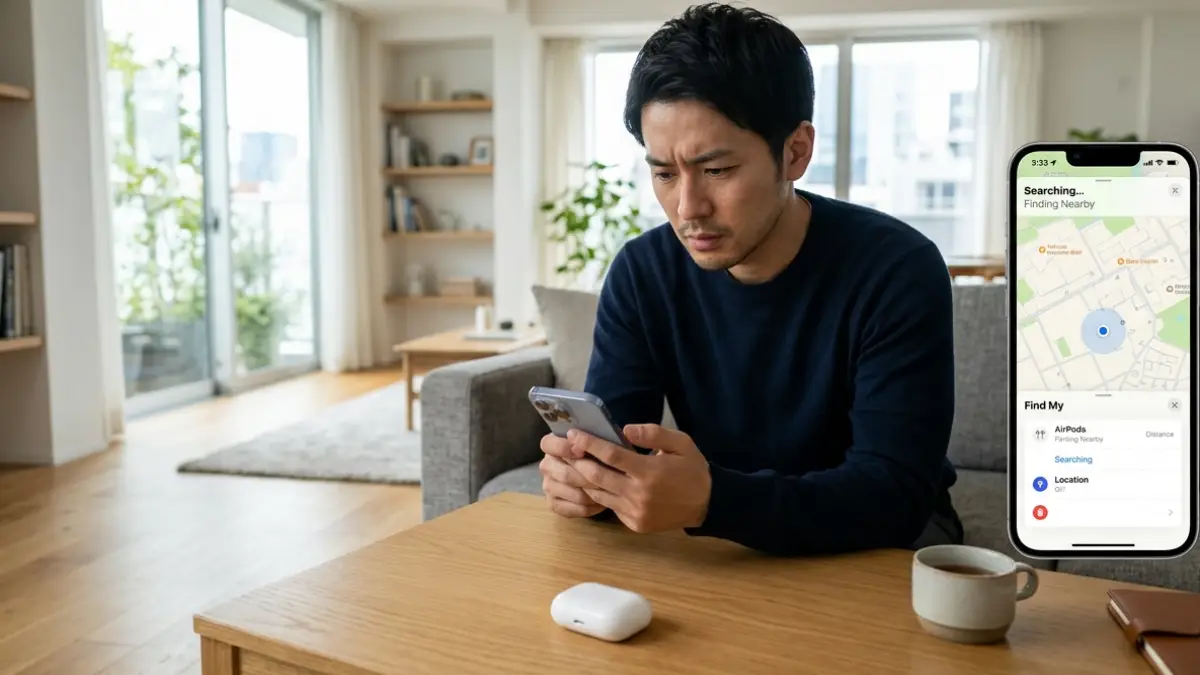 AirPods紛失モードできない原因と対策｜使えない時の確認ポイント