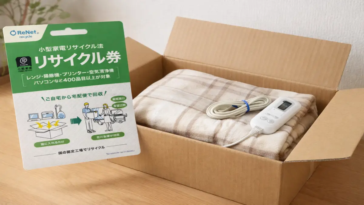 電気敷き毛布捨て方の正解が分かる｜自治体別で失敗しない方法