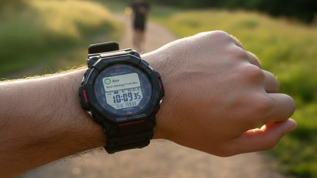 G-SHOCKのLine通知に対応した腕時計のアイキャッチ商品画像