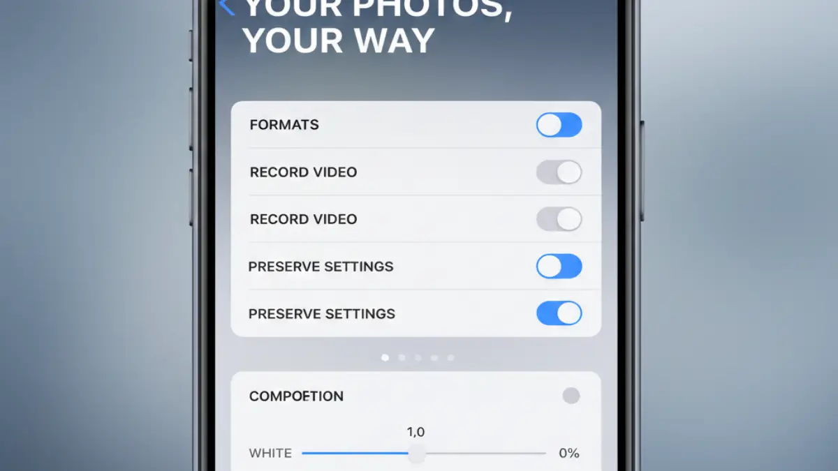 iPhoneで撮影後に写真が明るく補正される現象のイメージ
