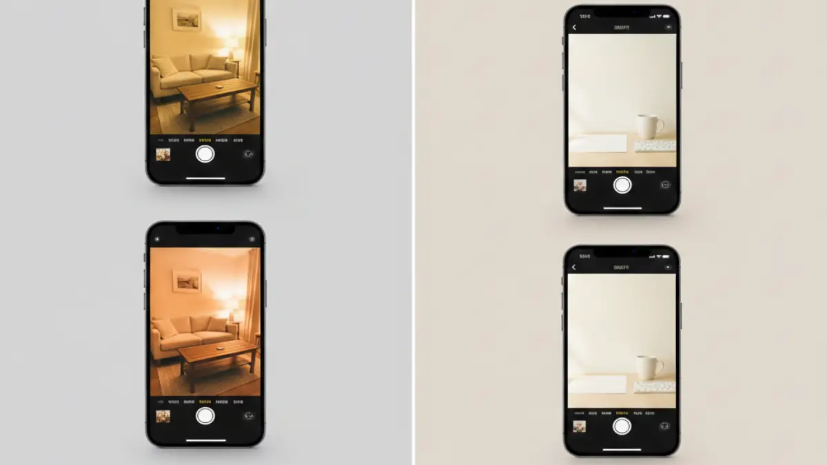 iPhoneカメラ 色がおかしい