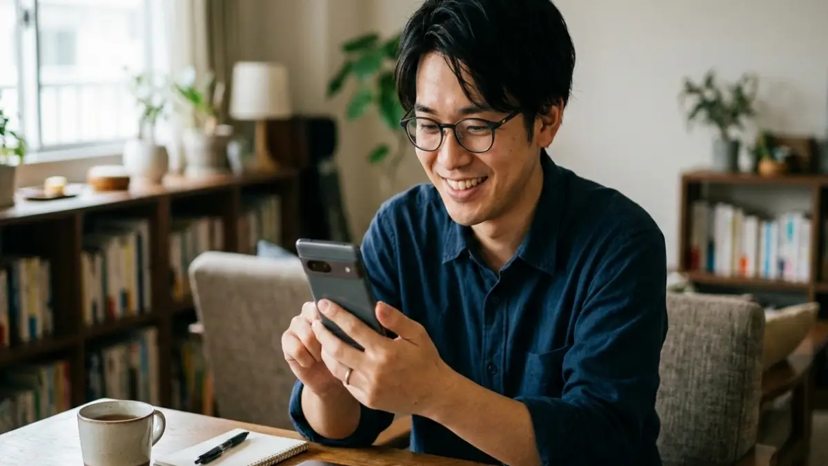 押した後の安全対策 Android設定画面で安全確認を行い偽アップデートへの対処を進めるイメージ