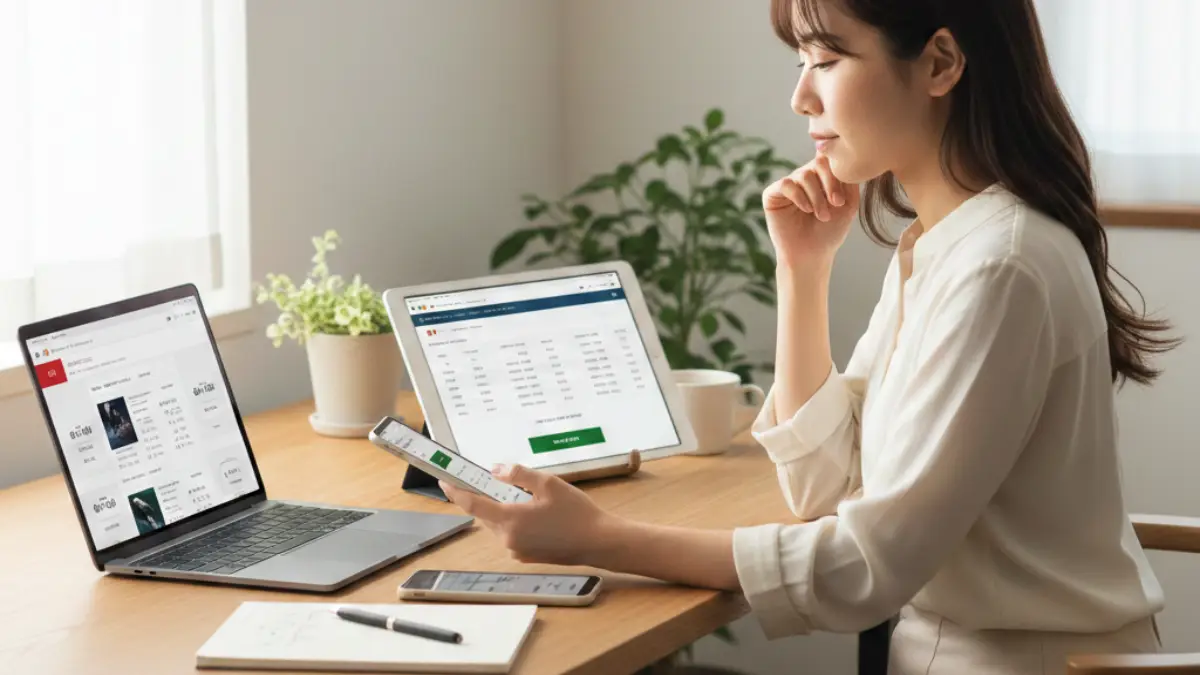 iPad10世代と11世代の価格差と総額を比較してコスパを判断するイメージ