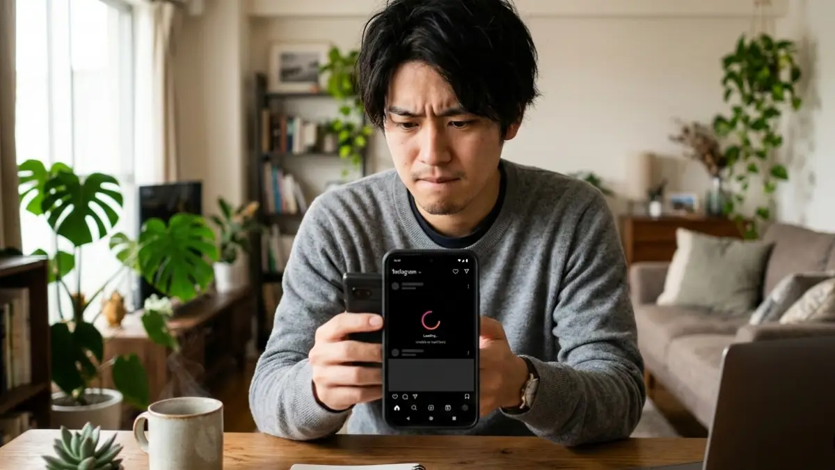 インスタ開かない時にまず確認したい原因と最短で試せる対処法