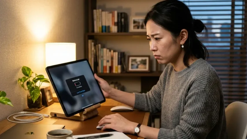 iPadの平均使用年数の目安をイメージした画像