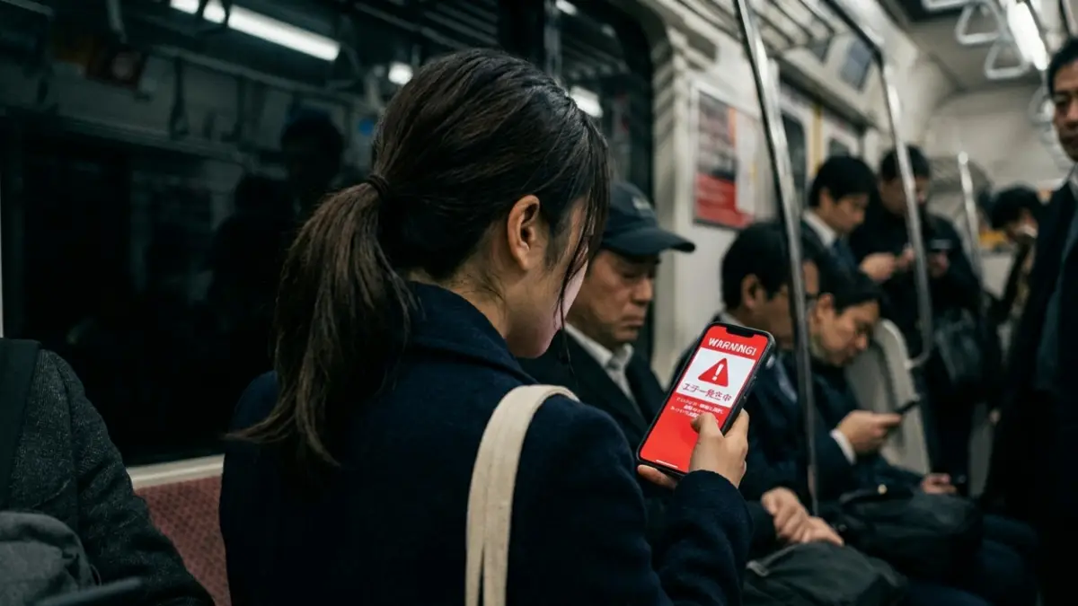 Androidアプリ消えた復元できない危険サインのイメージ