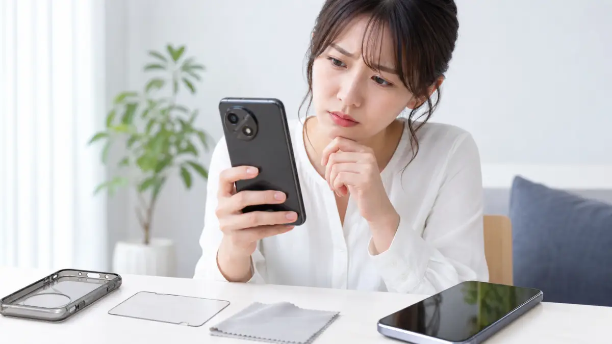 AQUOS R10 コーティング 剥がれ原因を見分ける方法