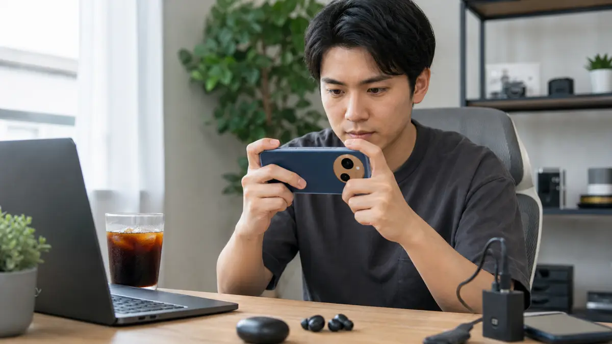AquosR10ゲーム性能をCPU視点で確認する日本人男性