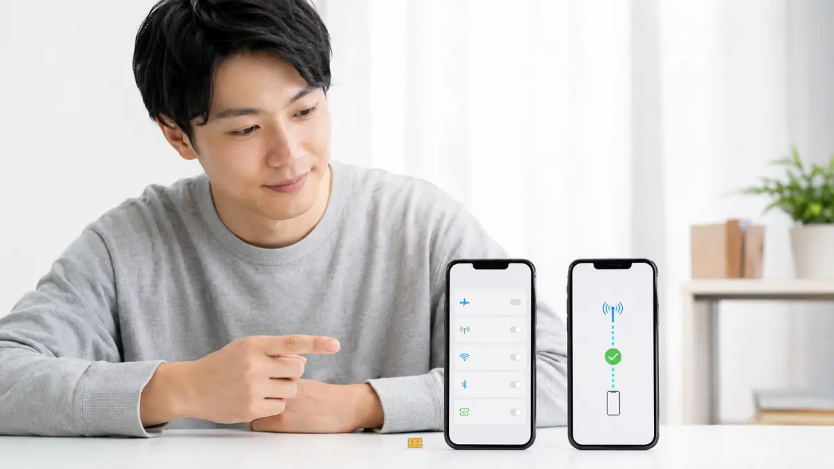 iPhone17 物理 SIMからeSIMへ移行する手順を確認する日本人