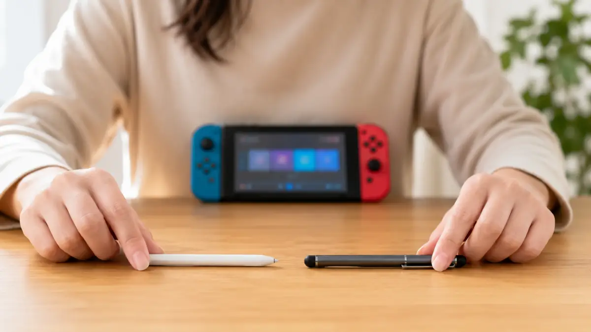 Switchタッチペンの純正品と市販品を比較 スイッチ タッチペンの純正と市販品比較