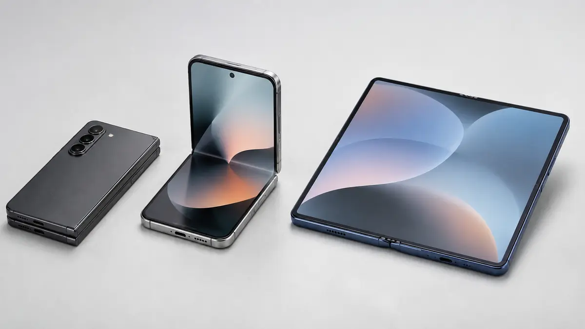 折りたたみスマートフォンの形状比較 折りたたみiPhoneと比較するブック型・縦折りスマートフォン