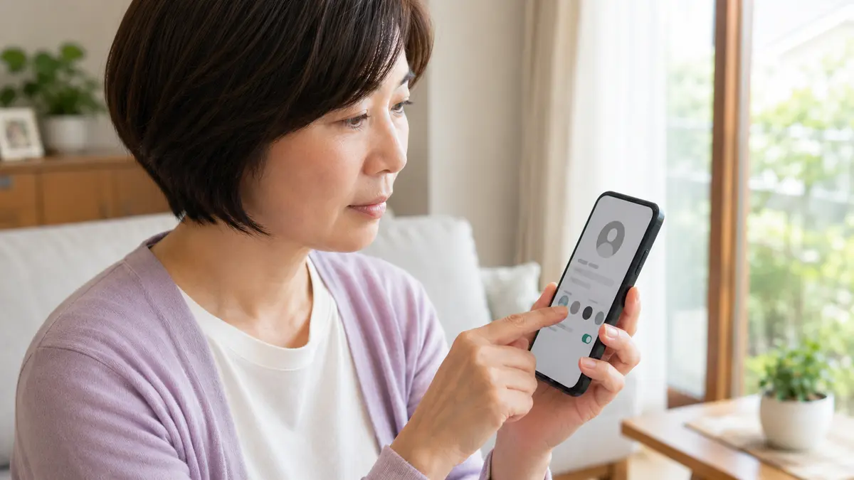 スマホでGoogle口コミの表示名を変更する方法 google マップ 口コミ ニックネームをスマホのプロフィール編集画面で設定する日本人女性