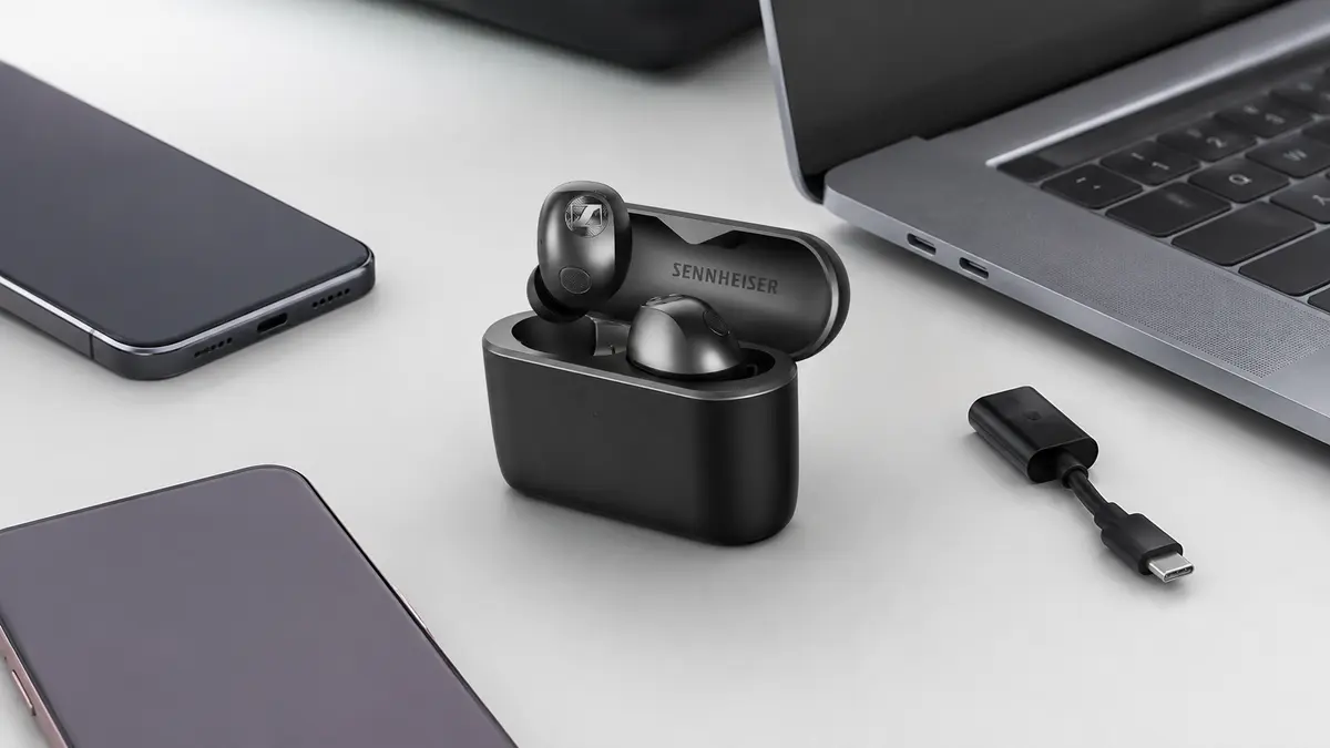 MOMENTUM True Wireless 5をiPhoneとAndroidで使い分けるイメージ