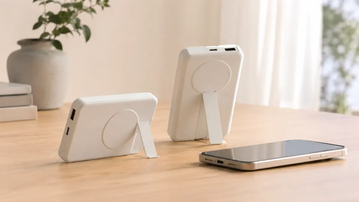 無印良品のモバイルバッテリーは買い？スマホスタンド付き新製品を解説