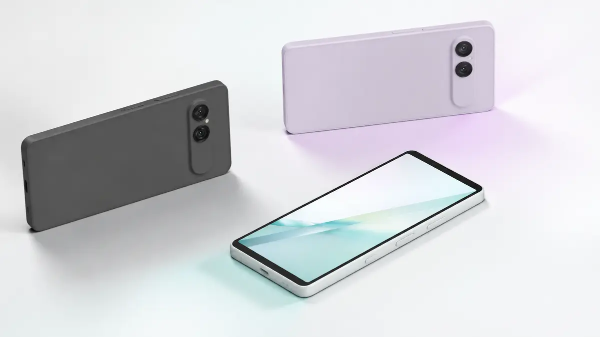 Xperia 10 VIIIの3色デザイン Xperia 10 VIIIのフロストグレー・フローズンホワイト・ミスティライラックの3色